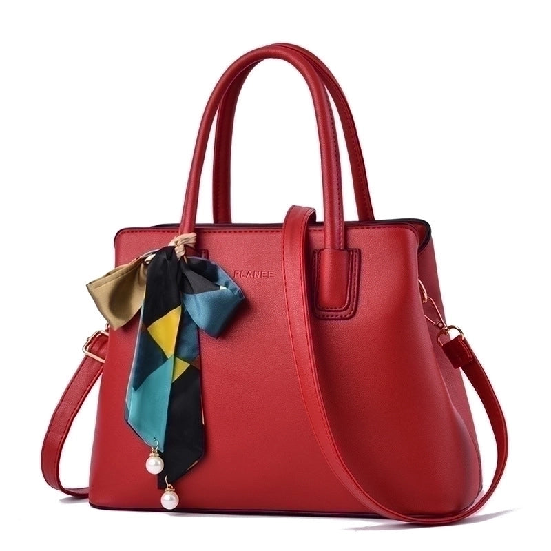Women's Large All Seasons Pu Leather Streetwear Handbag