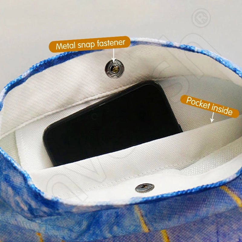 Women's Small Textured Velvet Animal Vacation Classic Style Square Magnetic Buckle Crossbody Bag