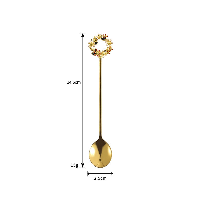 Christmas Fashion Cartoon Stainless Steel Tableware