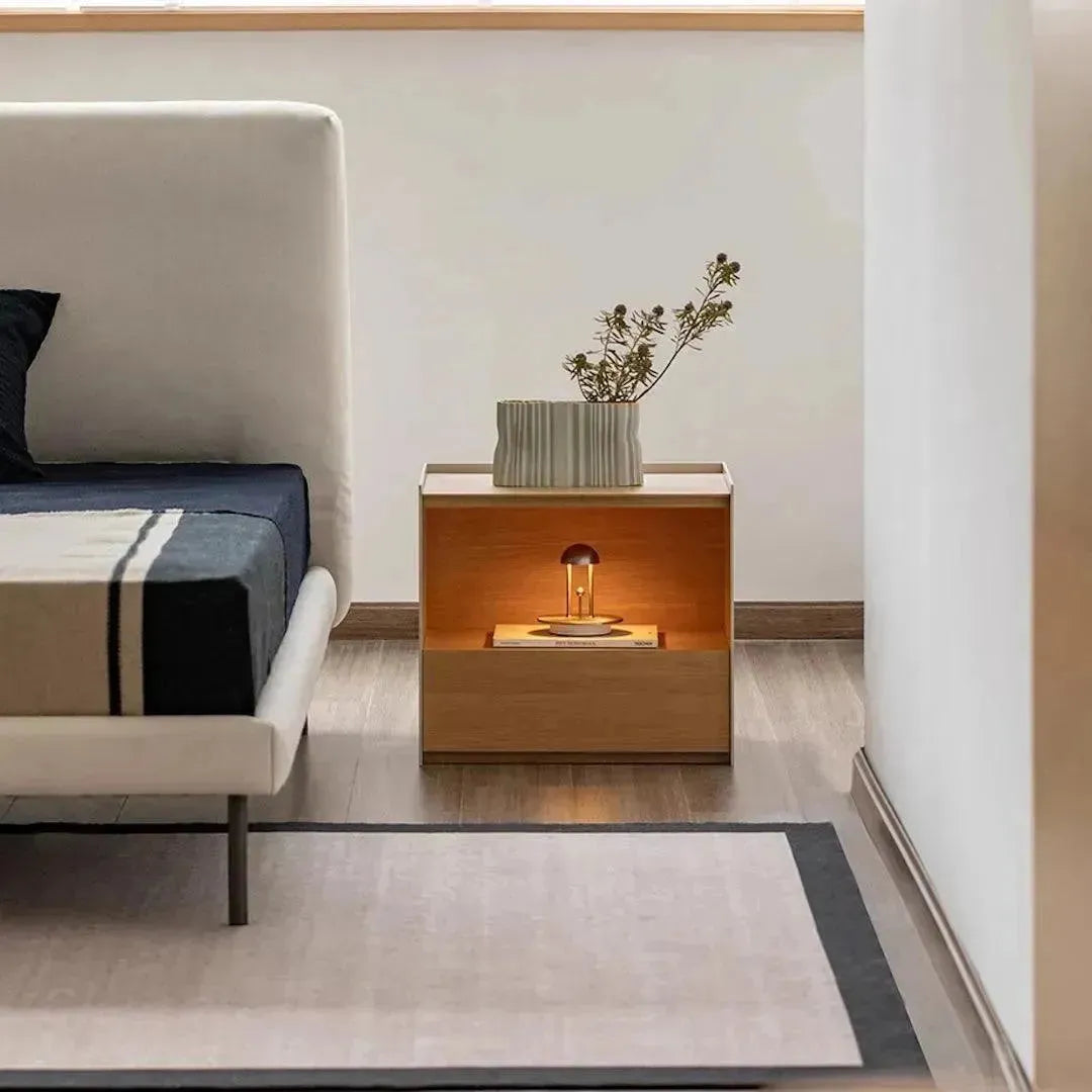 Elara Solid Wood Nightstand