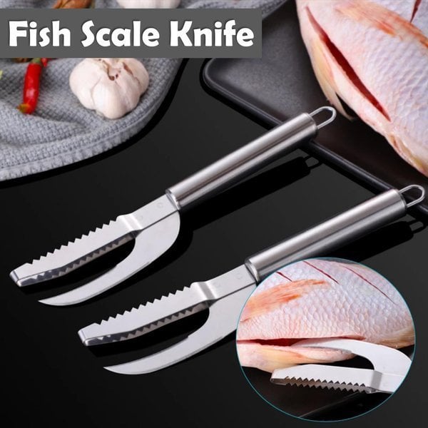 Fish Scale Knife Cut/Scrape/Dig 3-in-1