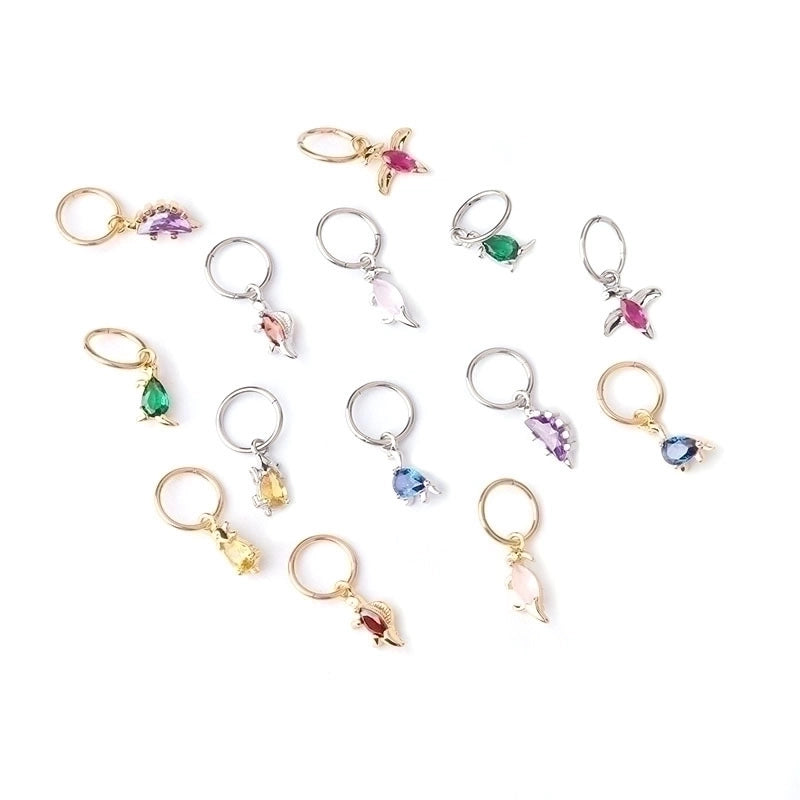Ear Cartilage Rings & Studs Fashion Animal 316L Stainless Steel  Copper Plating