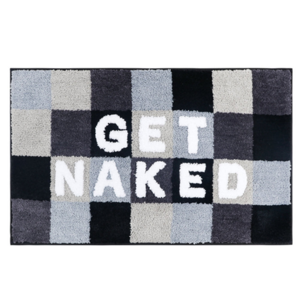 Get Naked Funny Bathroom Mat