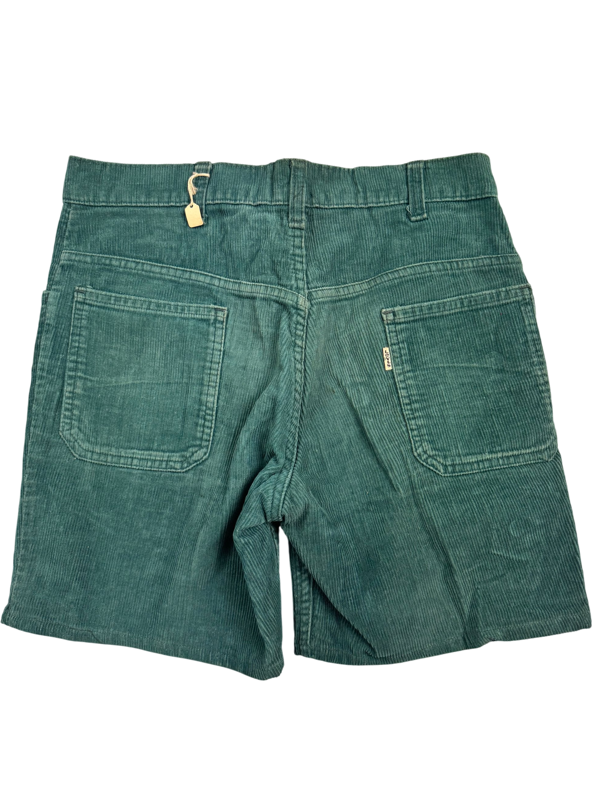 1980s Teal Corduroy Shorts