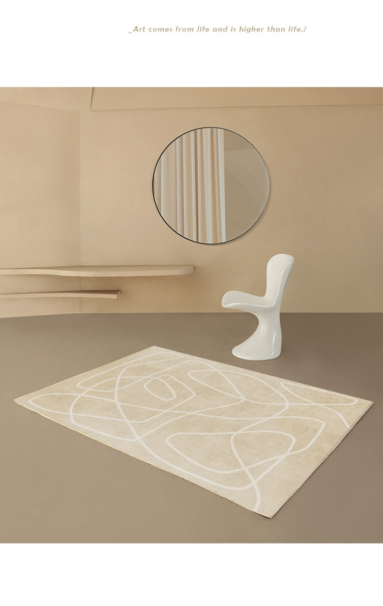 Mirelle Minimalist Plush Soft Rugs