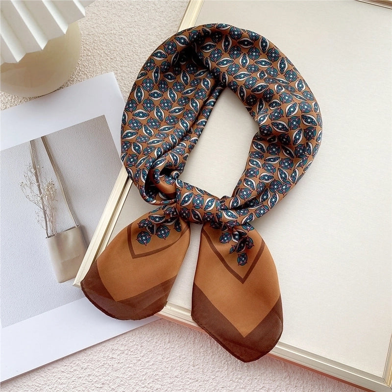 70 Small Square Scarf Silk Scarf Autumn And Winter Gauze Scarf
