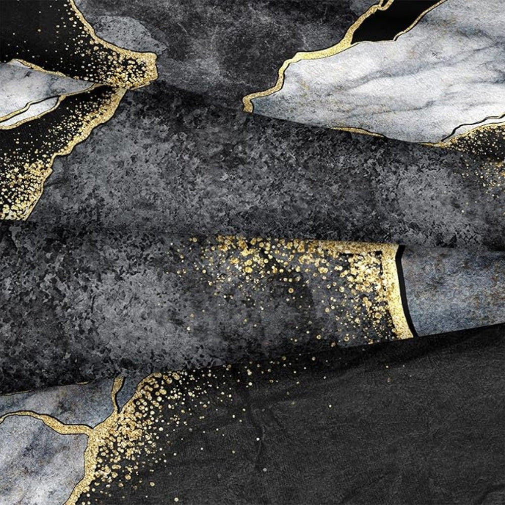 Jade Opulent Gold Accent Quilt Cover Set