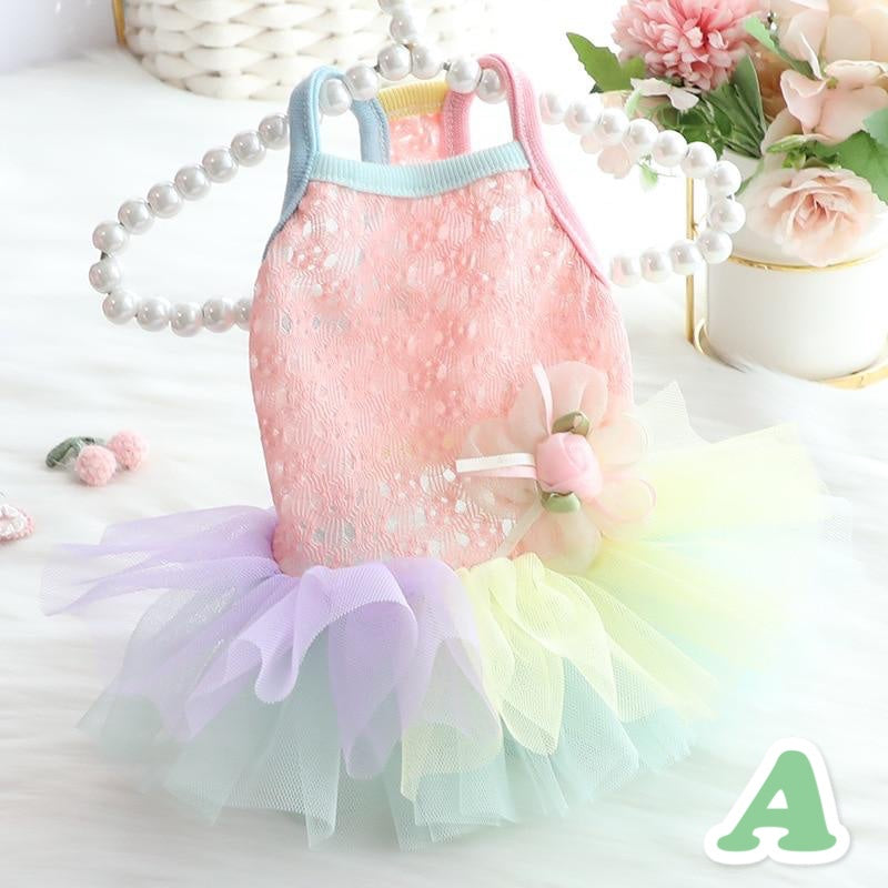 Colorful Princess Skirt For Dog Cat