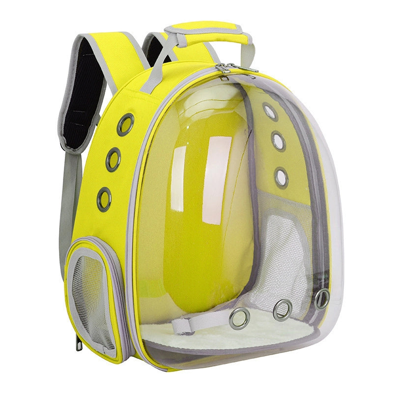 Shoulder Cat Bag Transparent Pet Bag Portable Outgoing Panoramic Transparent Cat Bag Lightweight Breathable Backpack For Pet