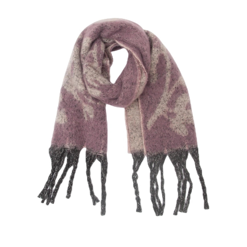 Women's Vintage Style Flower Polyester Scarf