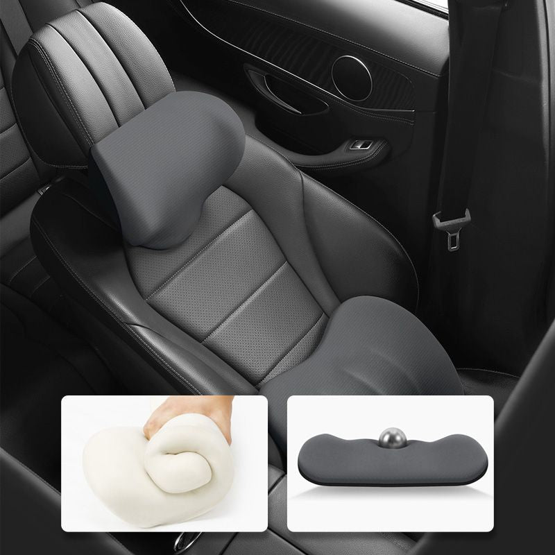 馃敟Hot sale鉁?Ergonomic Car Seat Headrest & Lumbar Cushion