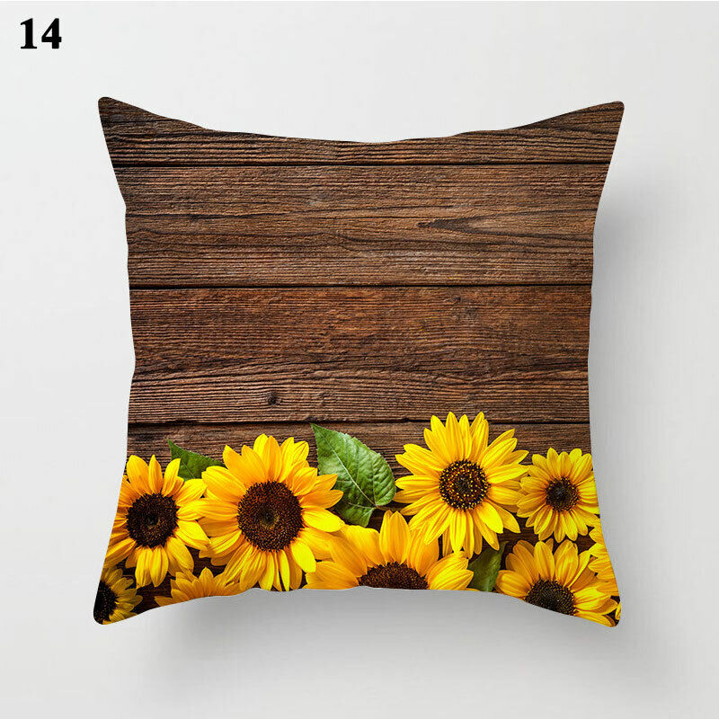 18 Cushion Cover Pillow Case Home Sofa Decor Pillowslip Waist Pillow Cover Soft