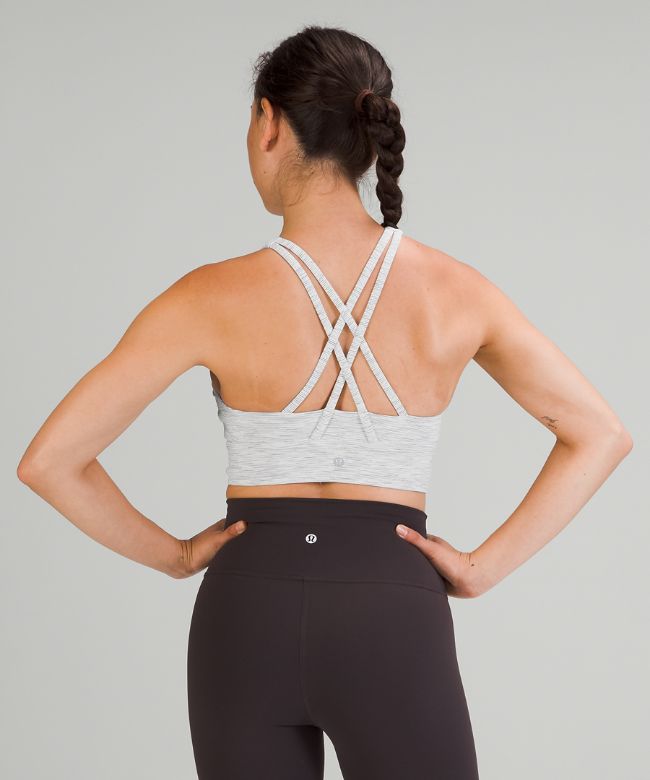 lululemon Energy High-Neck Longline Zip-Front Bra Medium Support, B–D Cups Online Only