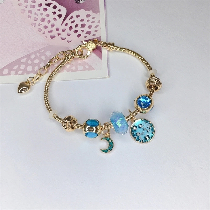 Cute Minimalist Dolphin Heart Shape Flower Stainless Steel Alloy Resin Rhinestones Bangle In Bulk