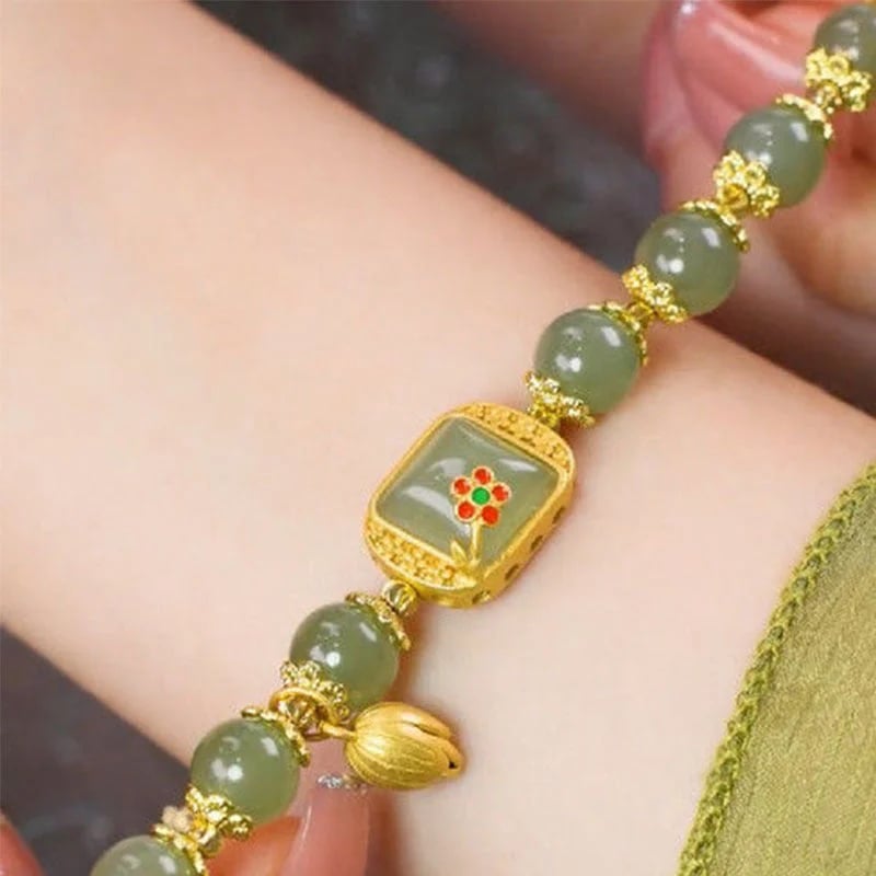 🔥 BIG SALE - 48% OFF🔥🔥Hotan Jade Beaded Bracelet