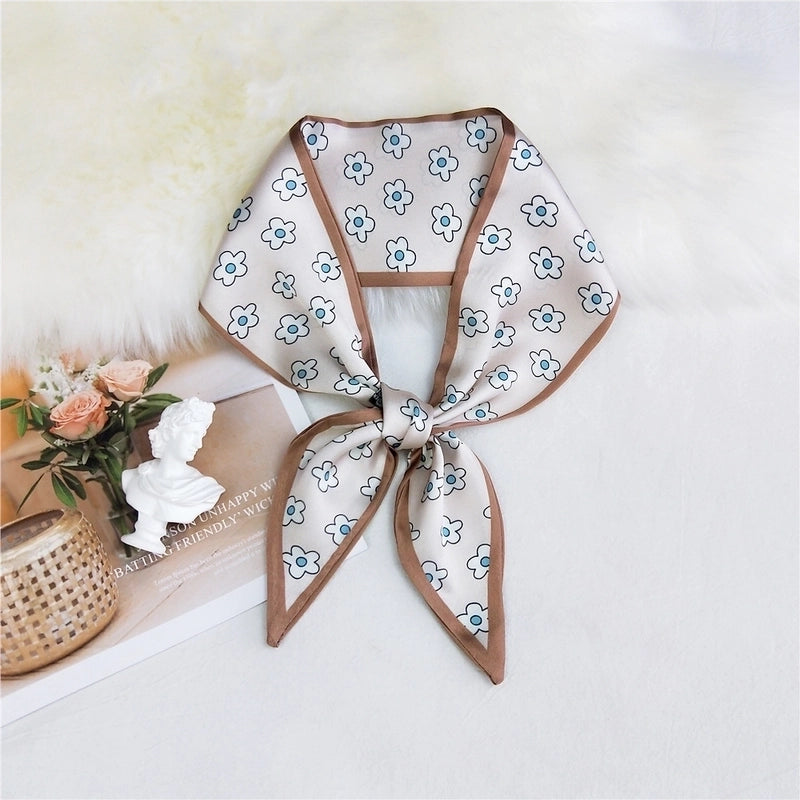 Double-sided Sharp-angled Silk Scarf