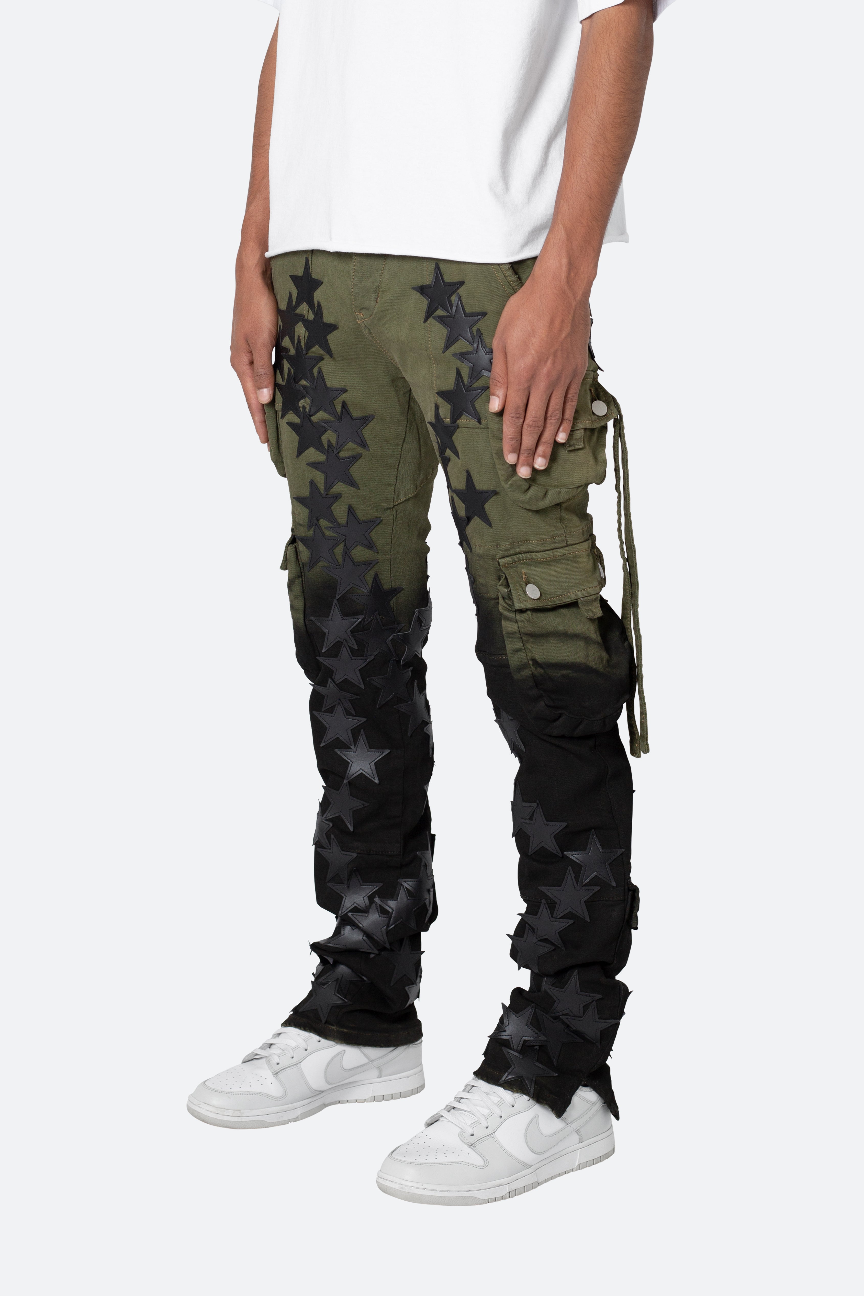 D474 Cargo Straight Denim - Multi