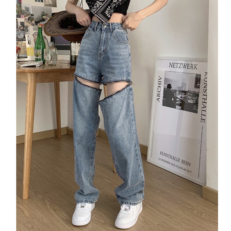 Ulzzang Fashion Jeans KF82125