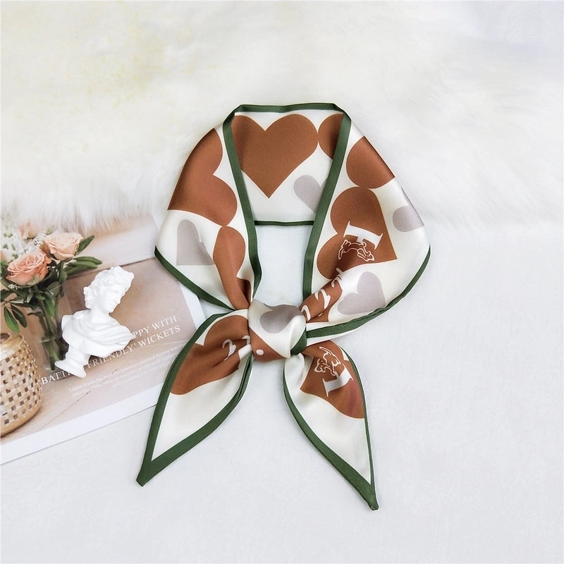 Double-sided Sharp-angled Silk Scarf