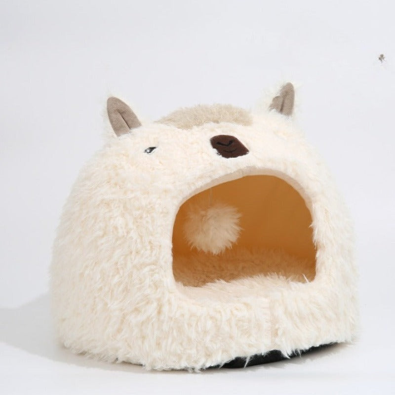 Alpaca Shape Pet Bed