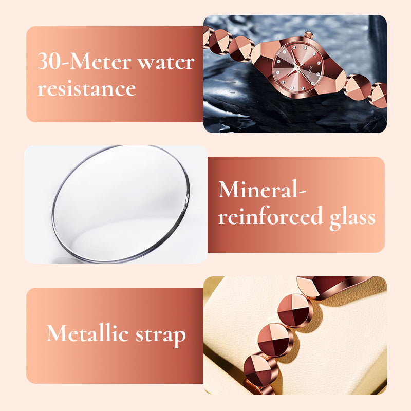 💕Premium Quartz Watch with Rhinestone Accents✨