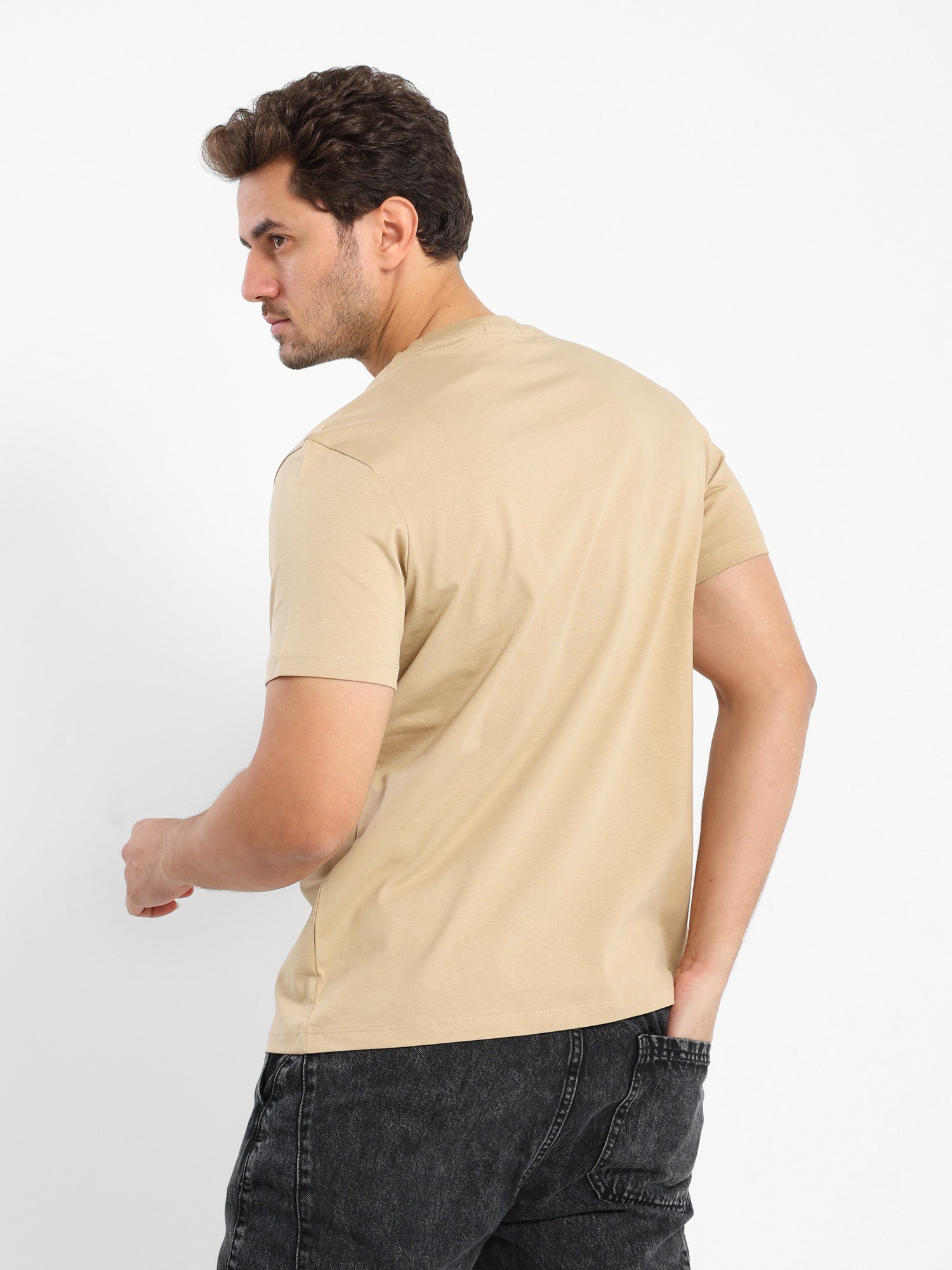 Place Print Half Sleeves T-Shirt