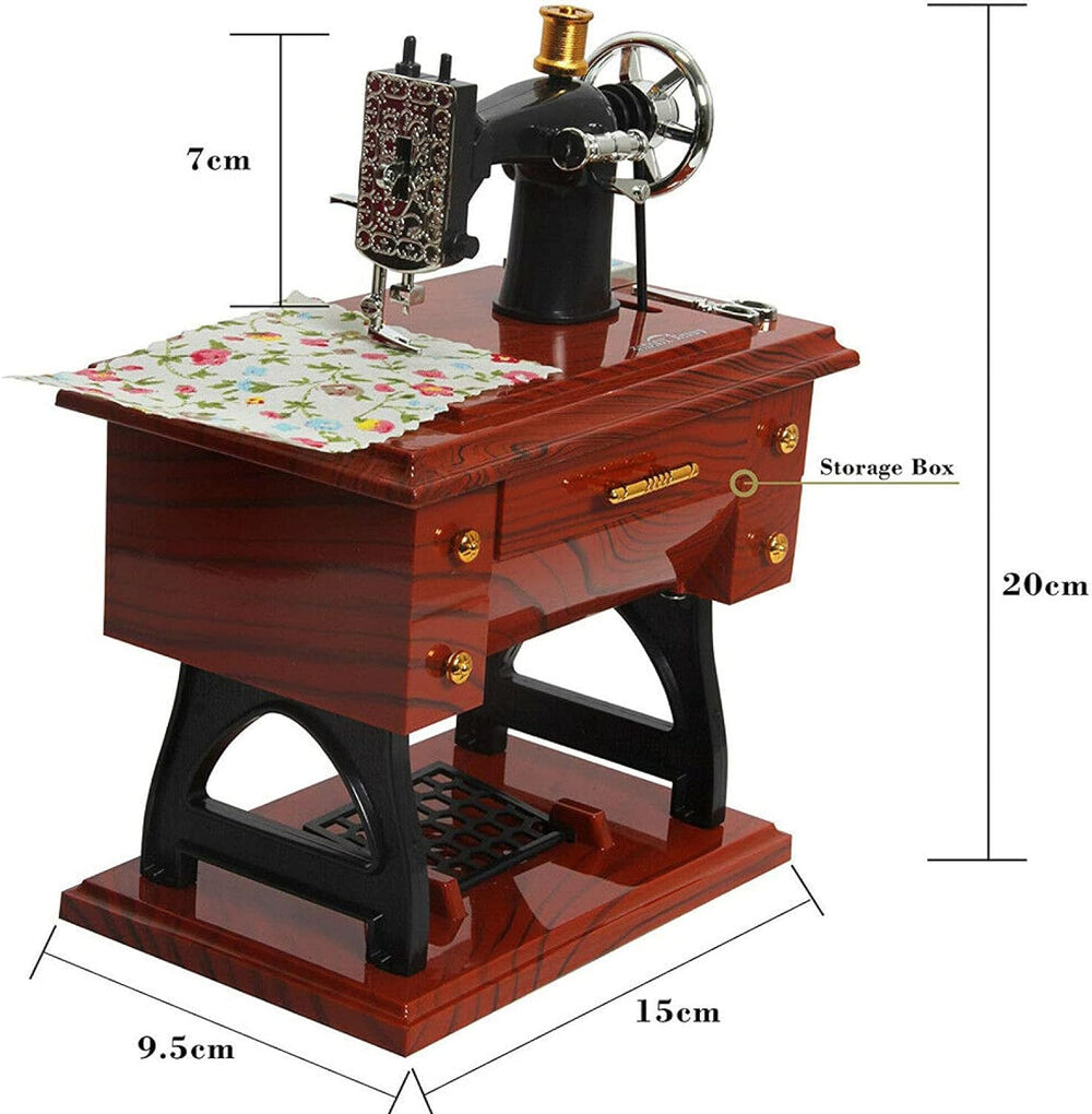 MINI MUSICAL TREADLE SEWING MACHINE