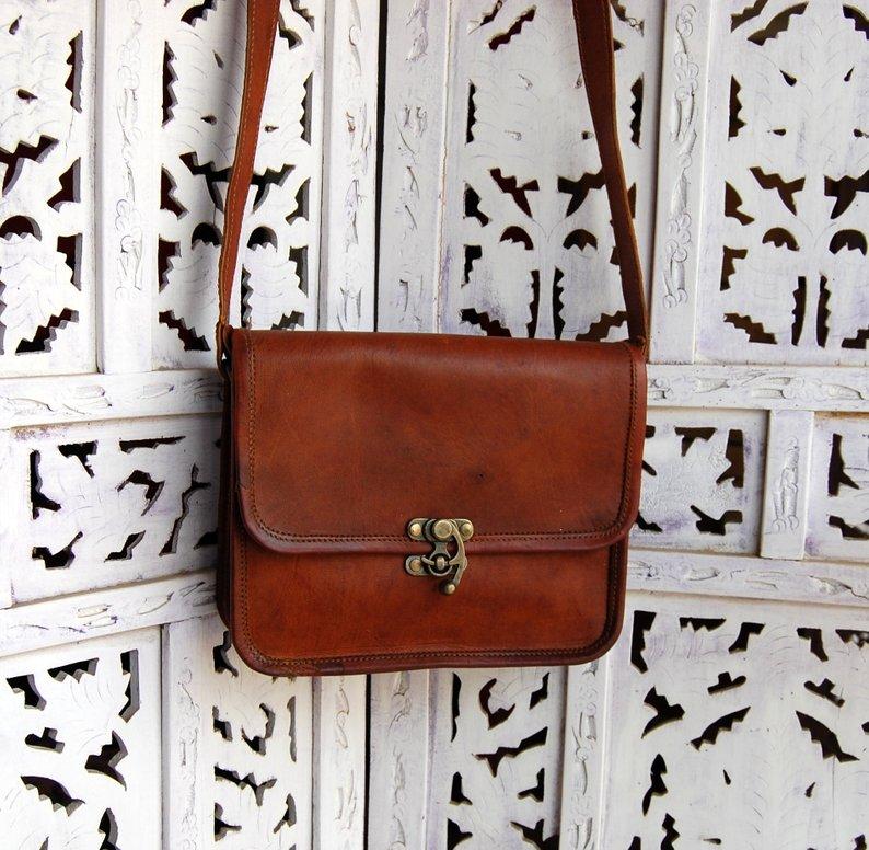 Small Shoulder Crossbody Leather Bag