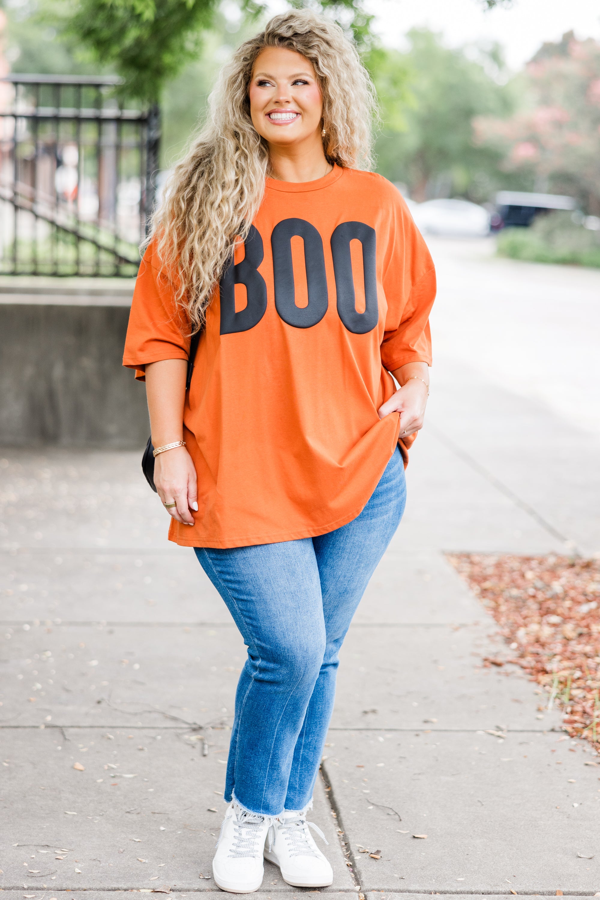 You're My Boo Boyfriend Tee. Rust