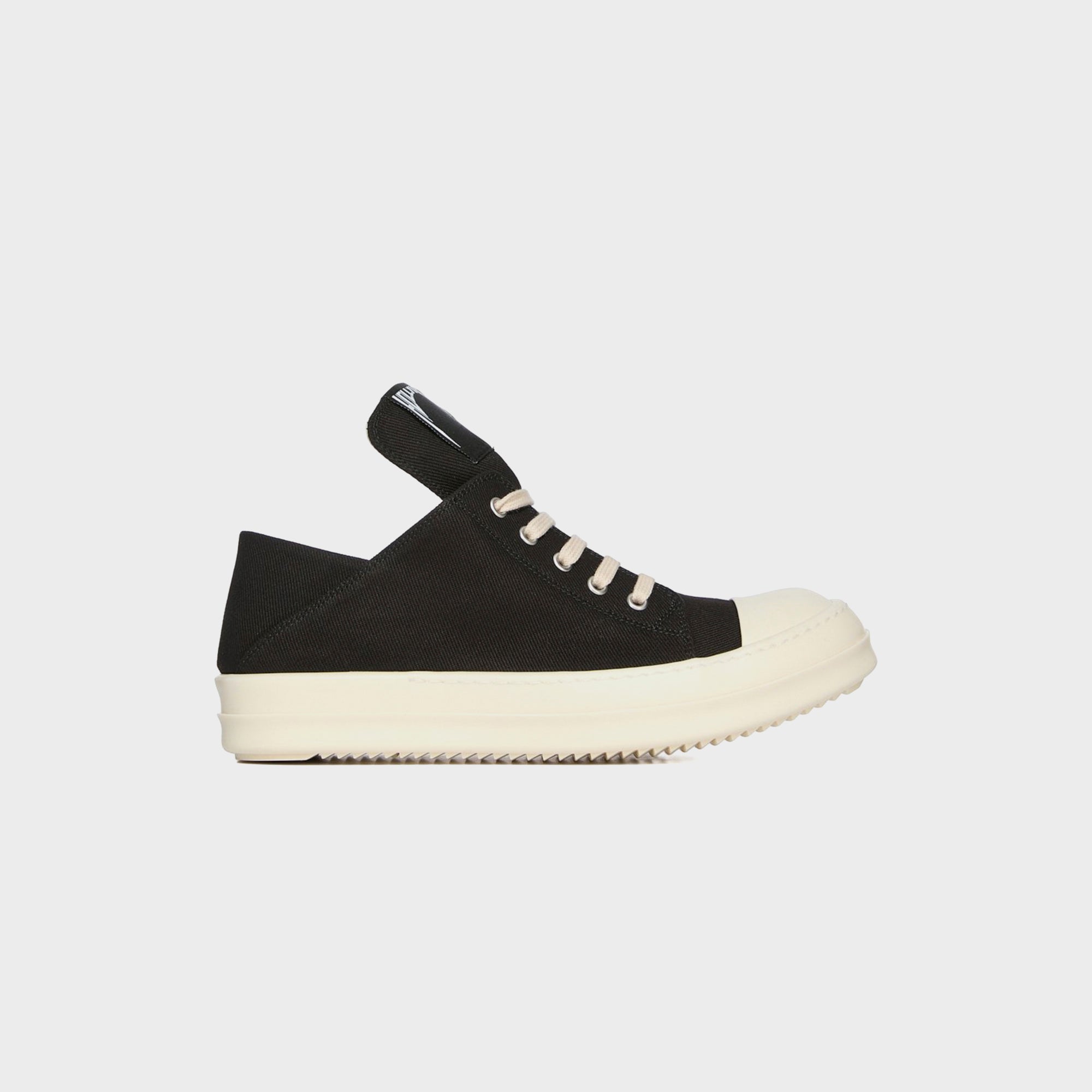 Rick Owens WMNS Slip-On Scarpe in Denim - All Black