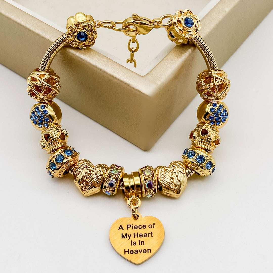 Piece Of My Heart Bracelet - Gold