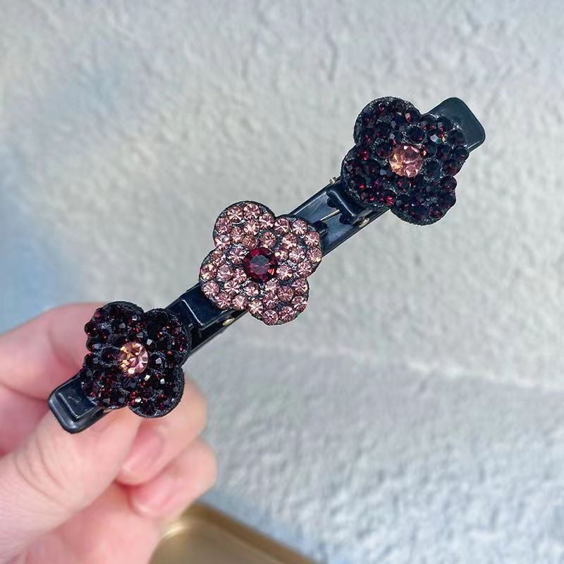 🔥  49% OFF 🔥🔥Sparkling Crystal Stone Braided Hair Clips