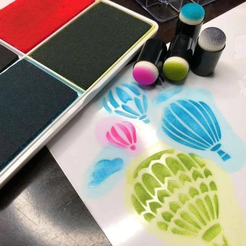 🎁  48% OFF - 🔥DIY Sponge Finger Painting Kit