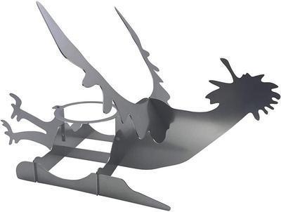 Portable Chicken Stand Beer Motorcycle BBQ