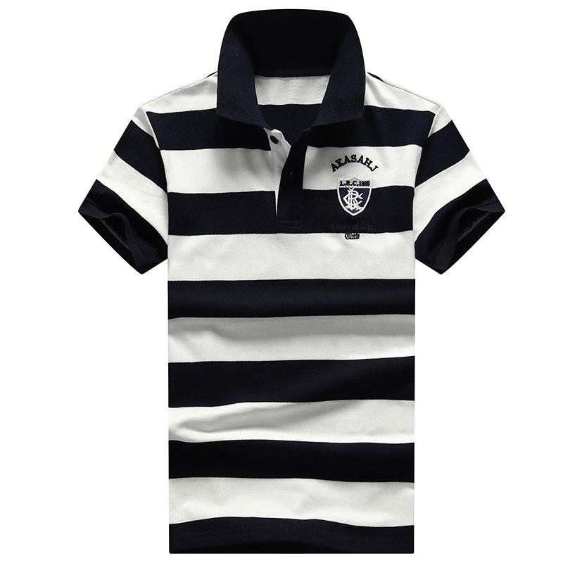 Striped Midnight Polo Shirt