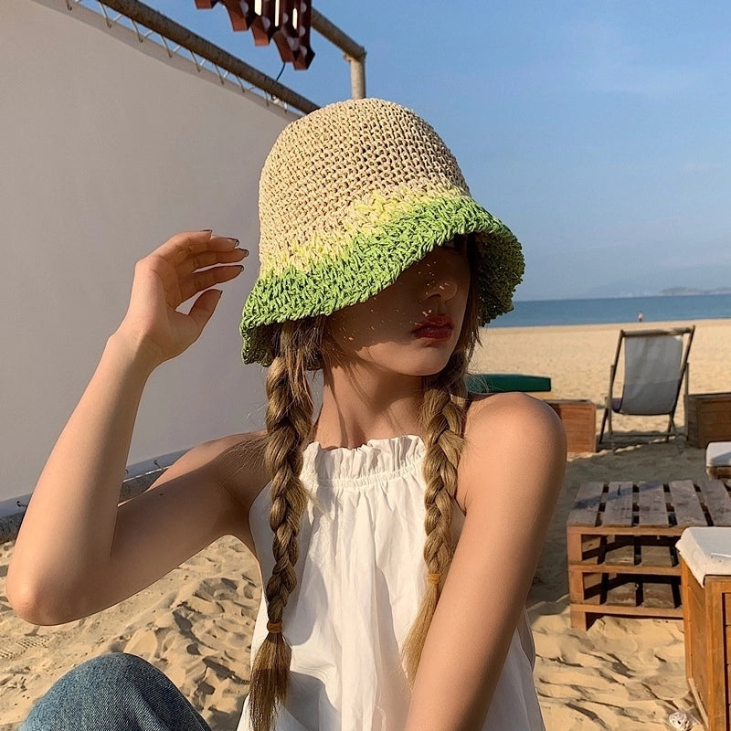Women's Vacation Minimalist Bow Knot Big Eaves Sun Hat