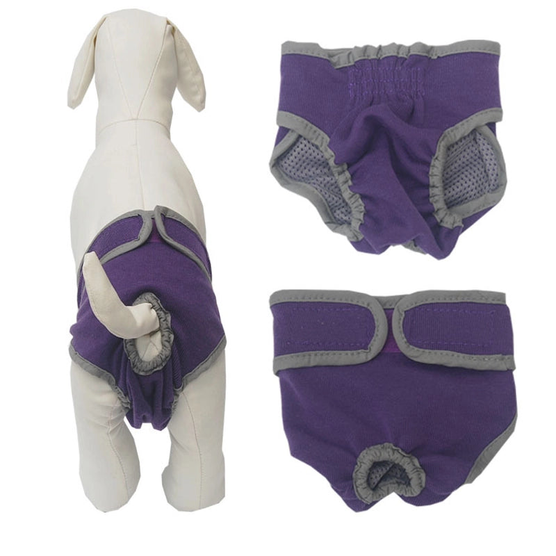 Pet Magic Tape Physiological Pants Large Dog Sanitary Pants Small Medium Size Dogs Safety Menstrual Teddy Anti-harassment