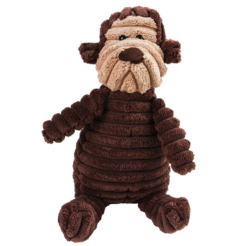 Animal Shape Fleece Puppy Toy