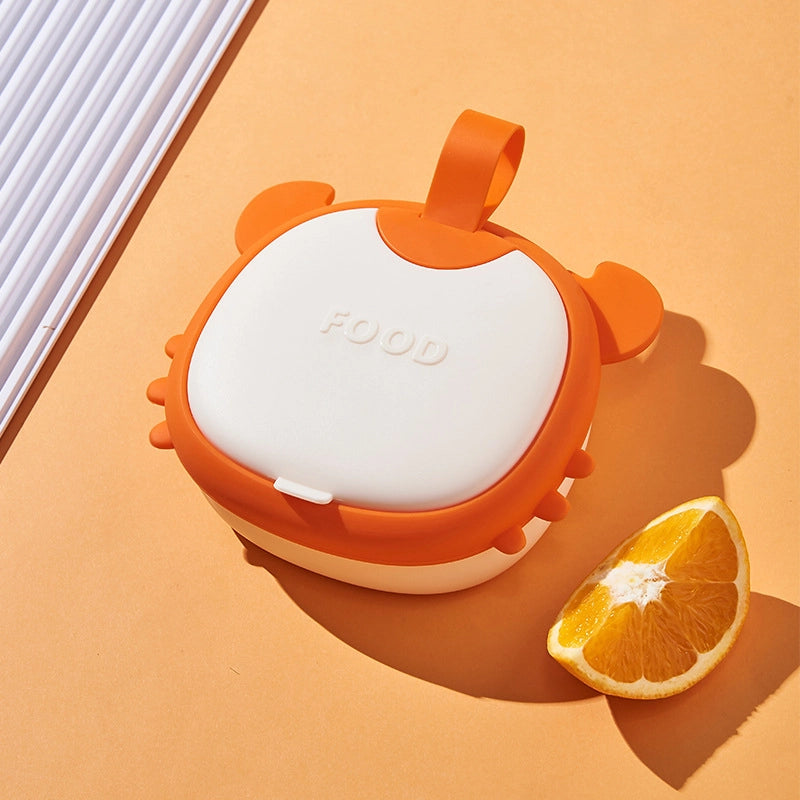 Baby Food Supplement Bowl For Baby Children Multi-functional Portable Drop-resistant Eating Bowl Baby Tableware Set Box