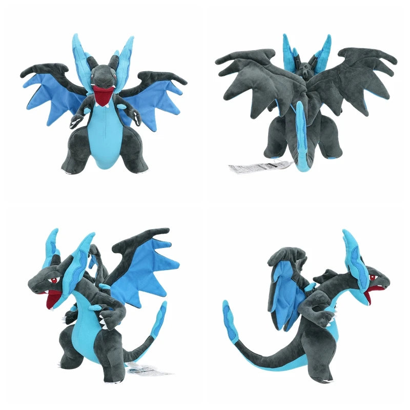 Çekici Mega Charizard X ve Y Peluş Oyuncakları - Yumuşak ve Sarılınası Evrim Bebekleri. Çocuklar İçin Cadılar Bayramı Hediyeleri (20-25 Santim)