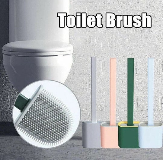 Silicone Toilet Brush With Holder