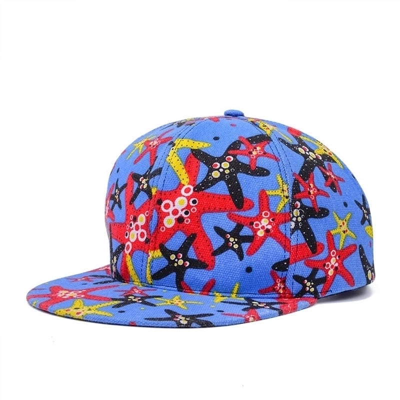 Women's Minimalist Heart Shape Feather Flower Flat Eaves Baseball Cap