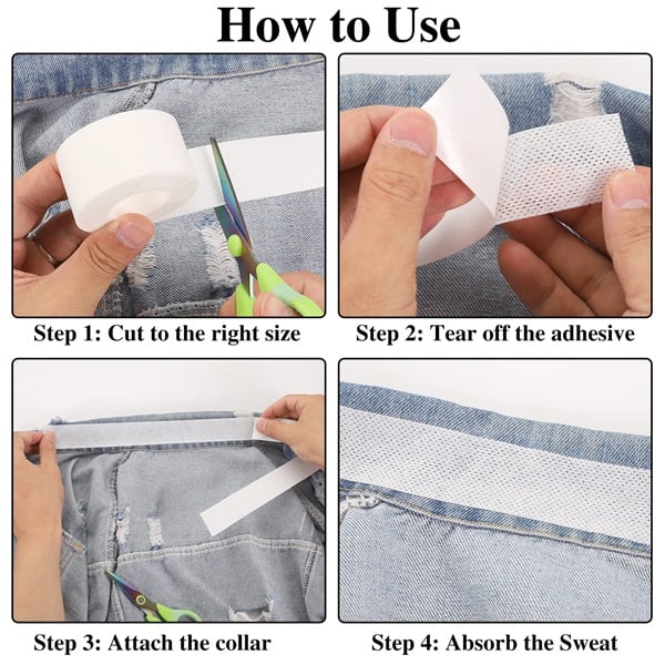 Disposable Collar Protector Sweat Pads