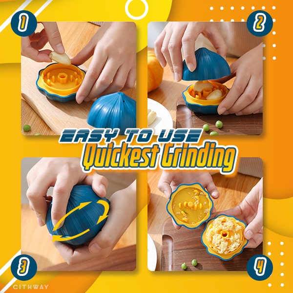 CithwayEasy-Twist Garlic Clove Press Crusher