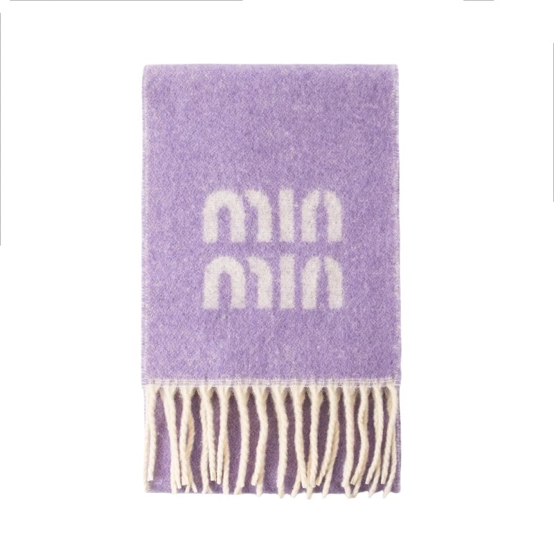 Brown Striped Scarf Women's Autumn And Winter  Trendy Winter Warm Imitation Cashmere Windproof Scarf For Students