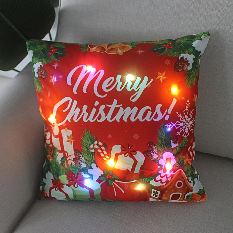 Fashion Santa Claus Plush Pillow Cases