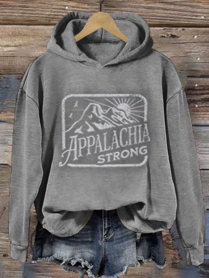 Women's Appalachia Strong Print Casual Sweatshirt