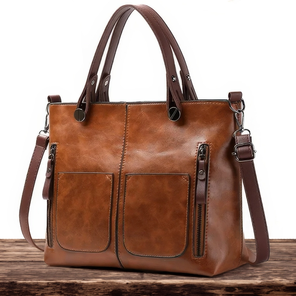 Timeless Elegance | Leather Shoulder Bag