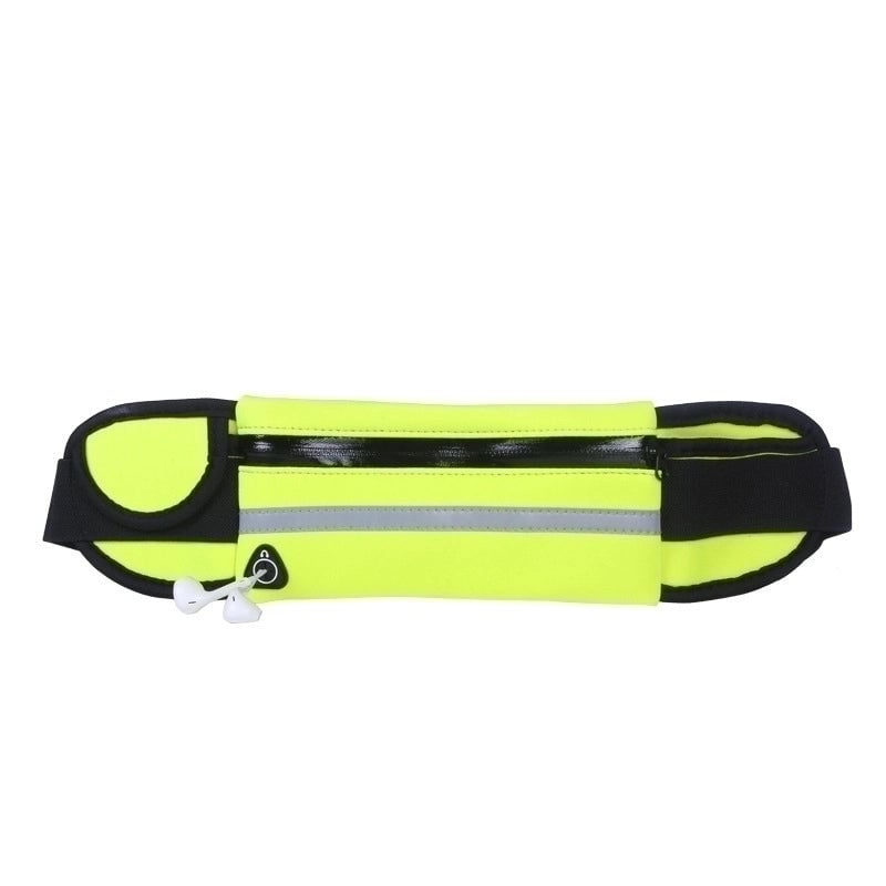 Unisex Sports Solid Color Composite Fabric Waist Bags