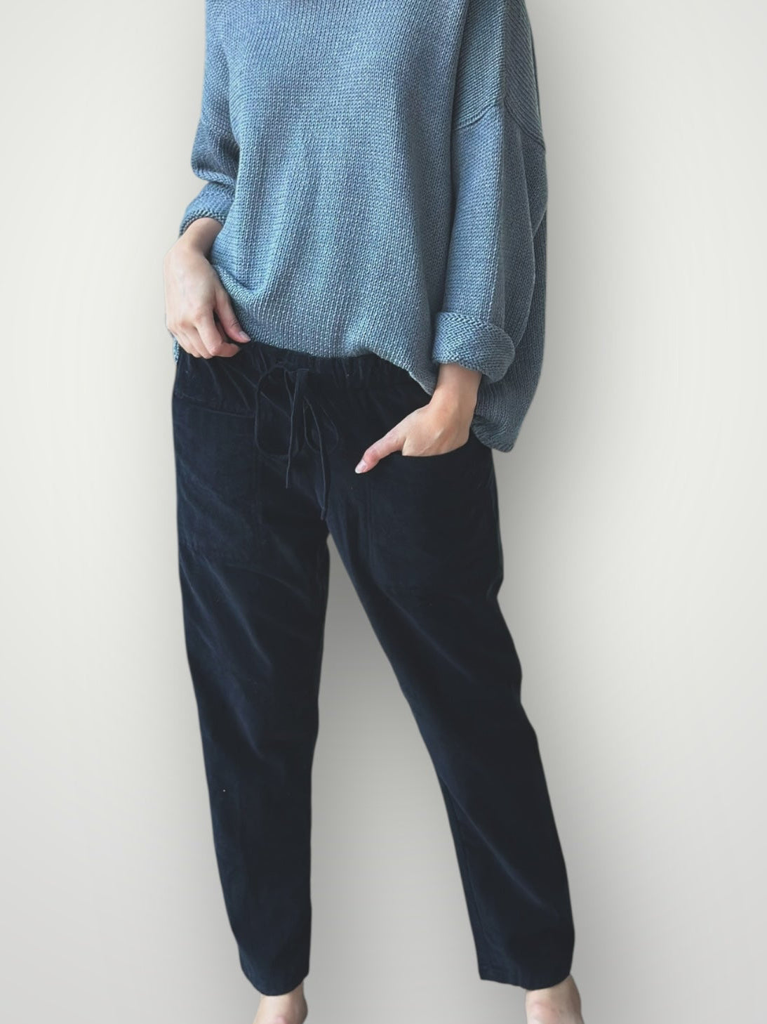 jessie pants - black cord